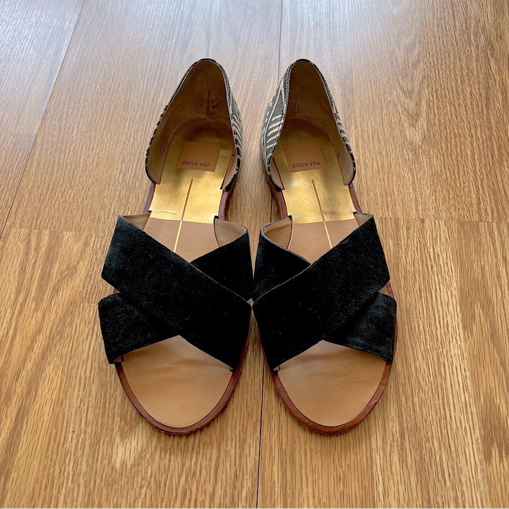 Dolce Vita — Delila Open Toed D’Orsay Flat